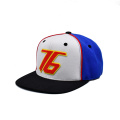 3D -Gummi -Patch -Logo Flat Rand Snapback Cap